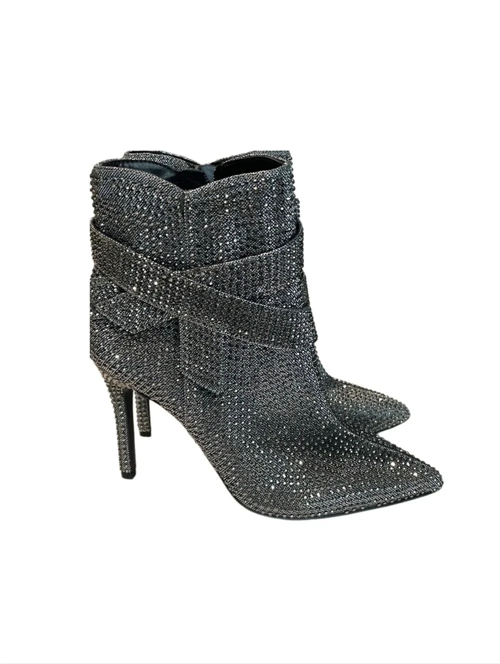 Gianni Bini Vinya Rhinestone Booties Size 8.5